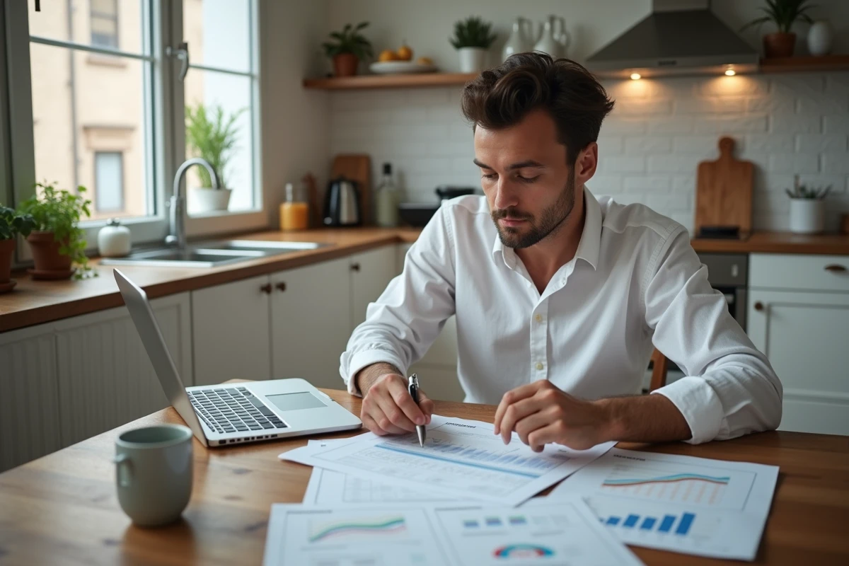 Propriétaire investisseur analysant les documents de prolongation d'un investissement Pinel après 6 ans