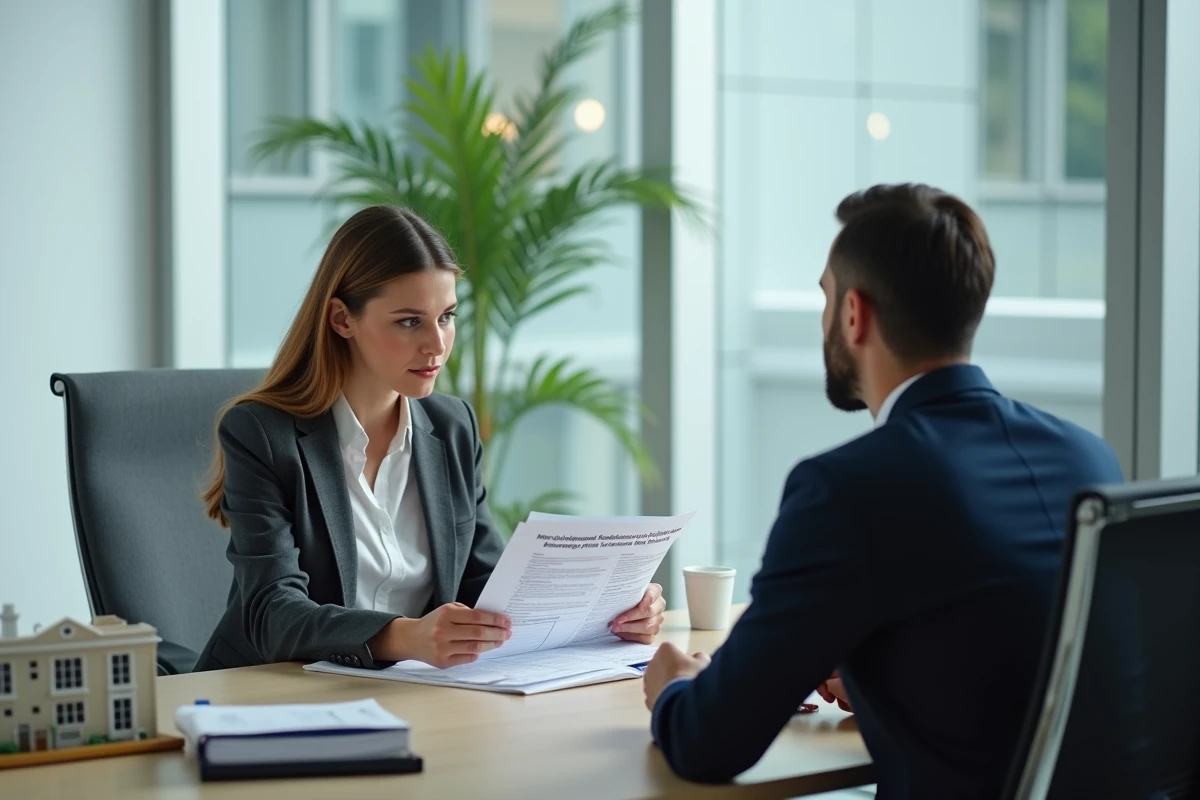 Conseillère fiscale et propriétaire LMNP analysant les nouvelles obligations RCS dans un bureau professionnel